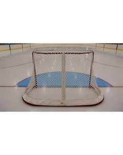 Сетка для хоккейных ворот нить 5 мм 1 85х1 25х0 50х1 15м 060550 белый Фси