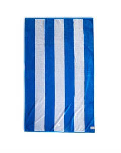 Полотенце пляжное Icon G Stripe Beach 100x180см цвет синий белый Gant home