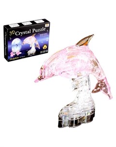 Пазл 3D кристаллический Дельфин 39 деталей Кнр