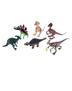 Динозавры Юрский период набор из 6 фигурок Зоомир