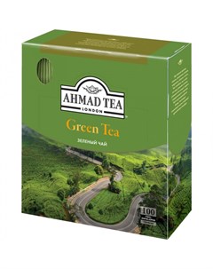 Чай зеленый Green Tea 100 пак Ahmad tea