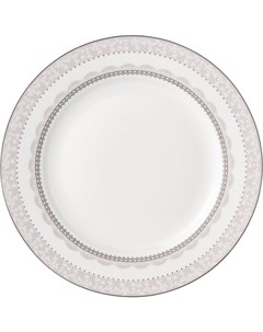 Тарелка обеденная Нежность серебро 26 7 см Milvis