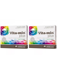 Биологически активная добавка Vita Min Plus 1043 мг 2 х 30 капсул Витамины и Минералы Olimp labs