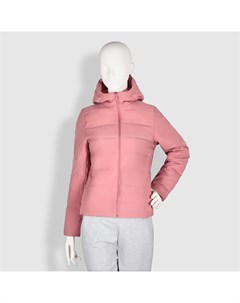 Женская куртка утепленная серо розовая Мастер пошива