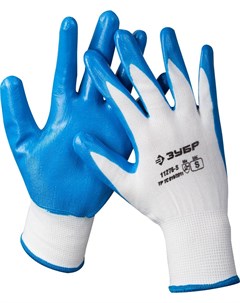 Перчатки Мастер 11276 S маслостойкие для точных работ с нитриловым покрытием размер S 7 Перчатки Мас Зубр