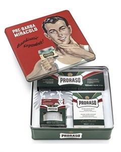 Vintage Selection Gino Набор для бритья крем до бритья 100 мл крем для бритья 150 мл бальзам после б Proraso