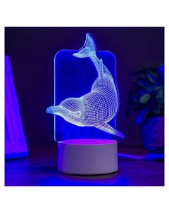 Светильник Большой дельфин LED RGB от сети Кнр