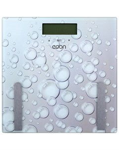 Весы напольные диагностические ECO BS011 электронные вес до 180 кг квадратные стекло белые Econ