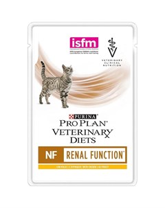 Влажный корм Purina Pro Plan Veterinary Diets NF для кошек при патологии почек с курицей 85гр Purina pro plan