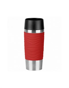 Термокружка Travel Mug Waves цвет красный Emsa