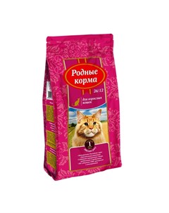 Корм сухой корм для взрослых кошек с мясным рагу 10 кг Родные корма