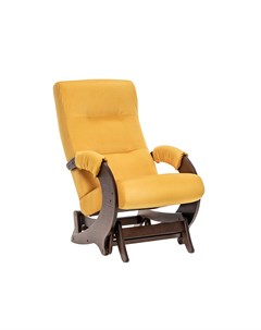 Кресло глайдер эталон желтый 57x95x87 см Комфорт