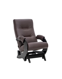 Кресло глайдер эталон коричневый 57x95x87 см Комфорт