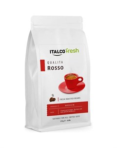 Кофе в зернах Qualita Rosso 375 г Italco