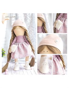 Интерьерная кукла Плюм набор для шитья 18 22 3 6 см Арт узор