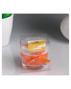 Свеча ароматическая в стакане Цитрусовый мусс 60 гр Aromantique