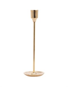 Подсвечник для столовой свечи Золотой латунь 20 5 см Lefard