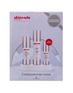 Alpine White Подарочный набор Совершенная кожа сыворотка 30 мл дневной крем 50 мл крем для контура г Skincode