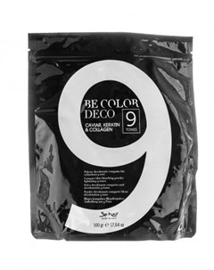Be Color Compact Blue Bleaching Powder 9 Tones Пудра для осветления волос с капсулир аммиаком 500 г Be hair