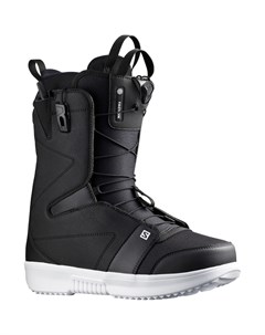 Ботинки для сноуборда мужские Faction Black White Black 2022 Salomon