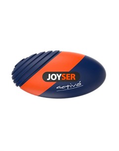 Active Игрушка для собак Резиновый мяч регби с пищалкой размер M синий 15 см Joyser