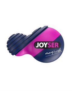 Active Игрушка для собак Резиновый мяч Duoball с пищалкой размер M синий розовый 12 см Joyser