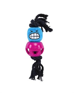 Cageball Funhead Игрушка для собак Jack с резиновым мячом и пищалкой размер M розовый Joyser