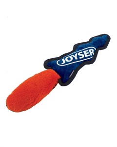 Slimmy Plush Игрушка для собак Шкура лисы из плюша с пищалкой размер S M синяя с оранжевым Joyser