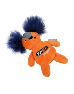 Puppy Игрушка для собак Белка со сменной пищалкой размер S оранжевая 15 см Joyser