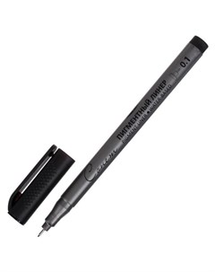 Ручка капиллярная для черчения ЗХК Сонет линер 0 1 мм цвет чёрный Невская палитра