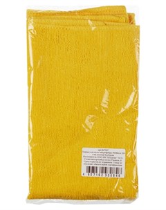 Тряпка для пола микрофибра 50 х 80 см цвет жёлтый Хозгрупп