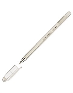 Ручка гелевая пастель белая 0 7мм Crown