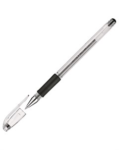 Ручка гелевая Hjr 500r 0 5мм рез манж черный Crown