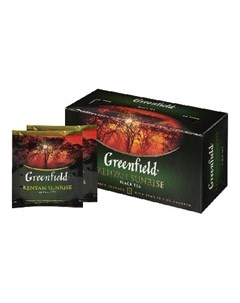 Чай кениан санрайз черный 2гx25пак 0489 15 420994 Greenfield