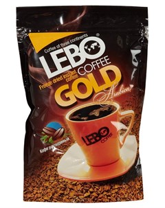 Кофе растворимый Gold 100г пакет Lebo
