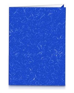 Папка уголок двойная а4 а3 мрамор синий Attache