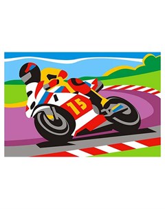 Набор для творчества картина по номерам спортивный мотоцикл ркн 023 Лори