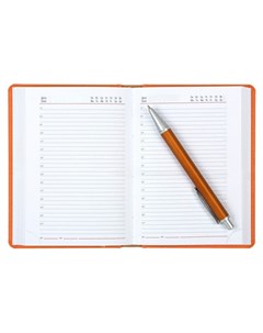 Ежедневник недатированный оранжевый а6 176 листов сиам Attache