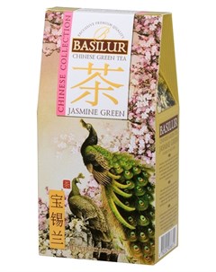 Чай китайский чай зеленый с жасмином 100 г 71798 Basilur
