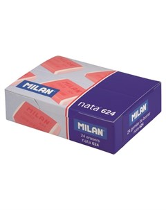 Ластик пластиковый Nata 624 белый карт держатель Milan