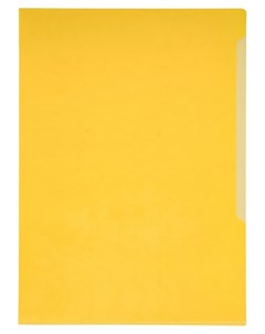 Папка уголок 219704 А4 180мкм 10шт уп желтый Durable