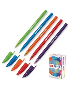 Ручка шариковая Eeco 0 7мм син масл неавтомт цвет Unimax