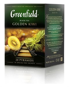 Чай черный Golden Kiwi 20шт 1уп 1157 08 Greenfield