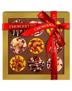 Шоколад с украшением В ритме чоко Вес 220 г Chokodelika