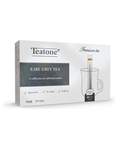 Чай аромат бергамота черный в металл стике 100шт уп 198 Teatone