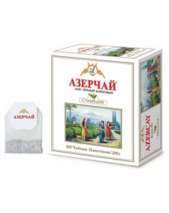 Чай букет черн с чабрецом 100 пакx2гр уп 209217 416029 Азерчай