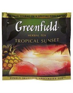 Чай Tropical Sunset фруктовый фольгир 20пак уп 1159 08 Greenfield