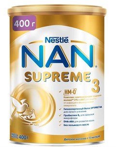 3 Supreme Сухая молочная смесь с олигосахаридами для защиты от инфекций 400гр Nan