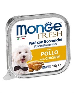 Корм для собак Dog Fresh курица конс 100г Monge