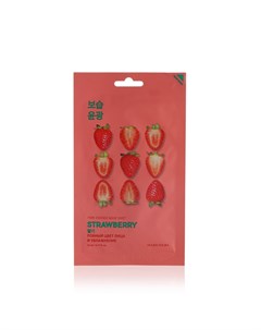 Освежающая тканевая маска для лица Pure Essence Mask Sheet Strawberry 23мл Holika holika